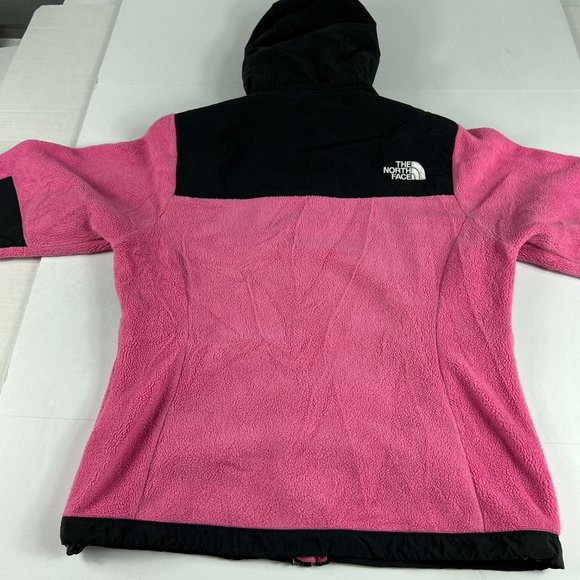 The North Face Denali Jacket Womens Extra Small Pink & Black Polortec Fleece - Picture 10 of 16
